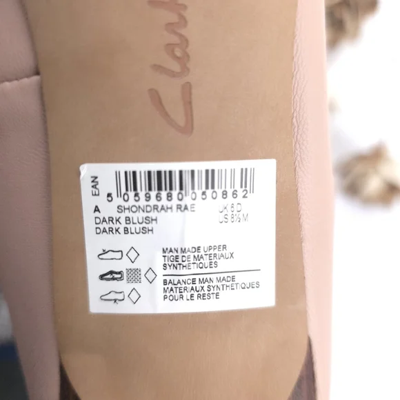Clarks Blush Pink Women's Heels - Picture 8 of 9